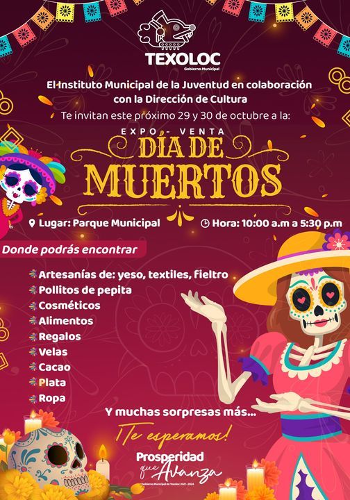 Expo-venta Día de Muertos.